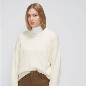TOTOKAELO | Alpaca & Cashmere Sweater in Ivory